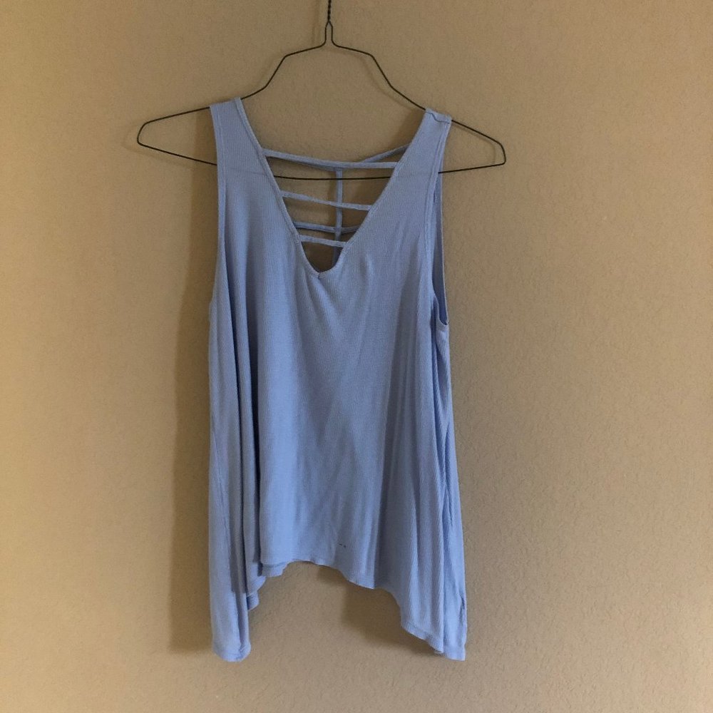 Blue tank top